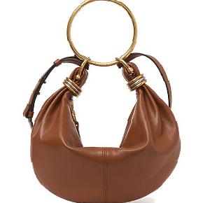 Chloe Small Bracelet Hobo Bag in Grained Leather