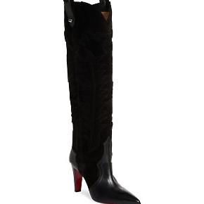 Christian Louboutin Santia Pointed Toe Knee High Boot