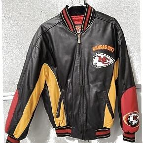 Mirage Kansas City Chiefs Vintage Leather Bomber Jacket