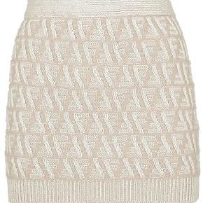 Fendi Ff Cashmere and Wool Mini Skirt