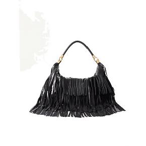 Chloe Fringed Leather Shoulder Bag