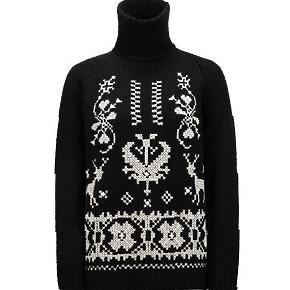 Moncler Grenoble Hand-Embroidered Alpaca & Wool Polo Neck Jumper