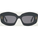  Loewe Anagram Acetate Rectangle Sunglasses