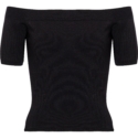  Alexander McQueen Off-Shoulder Top