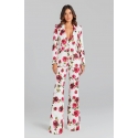  Nadine Merabi Portia White Floral Pants