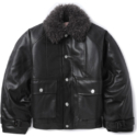  Bapy by a Bathing Ape Faux-Leather Jacket