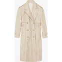  The Frankie Shop Diana Faux Leather Trench Coat